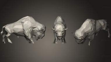 3D model Geodesic Bison (STL)